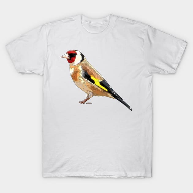 Goldfinch T-Shirt by bywhacky